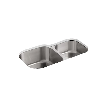 Kohler Undertone Dbl Xl/Med Ss Sink 3356-NA